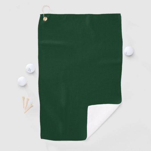 Modern Stylish Golfer Monogram & Name Personalized ゴルフタオル (インサイチュ)