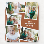 Modern stylish multi photo family home decor マウスパッド (正面)