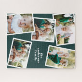 Modern stylish multi photo family home jigsaw pu ジグソーパズル (横)