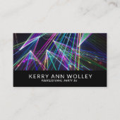 Modern Stylish Music DJ Party Concert Planner 名刺 (正面)