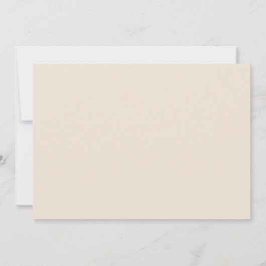 Modern Stylish Photo Wedding Invitation 招待状 (裏面)