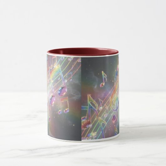 Modern Stylish Pitch Notes マグカップ (中央)