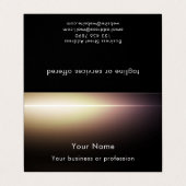 Modern Stylish QR Code Technology Custom Template 名刺 (外部フラット)