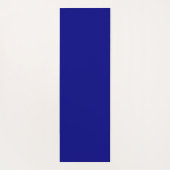 Modern Stylish Simple Ivory and Navy Custom Name ヨガマット (裏面)