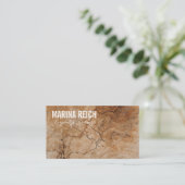 modern stylish woodworkers Business Card 名刺 (スタンド正面)
