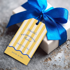 Modern Summer Bachelorette Weekend  ギフトタグ