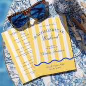 Modern Summer Bachelorette Weekend 招待状