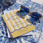 Modern Summer Bachelorette Weekend 招待状