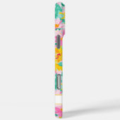 Modern Sunflower Painting Monogrammed Case-Mate iPhoneケース (裏面 / 右)