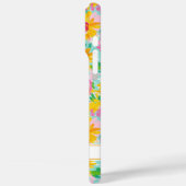 Modern Sunflower Painting Monogrammed Case-Mate iPhoneケース (裏面 / 左)