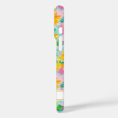 Modern Sunflower Painting Monogrammed Case-Mate iPhoneケース (裏面 / 左)