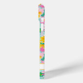 Modern Sunflower Painting Monogrammed Case-Mate iPhoneケース (裏面 / 左)