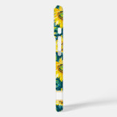 Modern Sunflowers Monogrammed Case-Mate iPhoneケース (裏面 / 左)