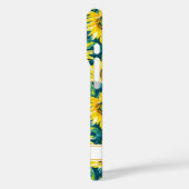 Modern Sunflowers Monogrammed Case-Mate iPhoneケース (裏面 / 左)