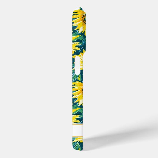 Modern Sunflowers Monogrammed Case-Mate iPhoneケース (裏面 / 右)