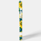Modern Sunflowers Monogrammed Case-Mate iPhone Ca iPhoneケース (裏面 / 左)