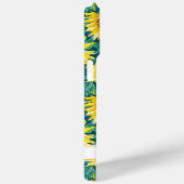 Modern Sunflowers Monogrammed Case-Mate iPhone Ca iPhoneケース (裏面 / 右)