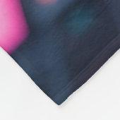 Modern Sunrise Bloom フリースブランケット (角)