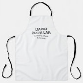 Modern Sushi Lab Name Logo Design エプロン (正面)