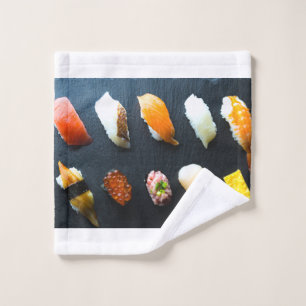 Modern Sushi Towel Set – Minimal & Delicious バスタオルセット