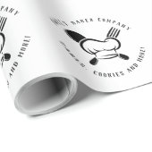 Modern Sweet Bakery Business ラッピングペーパー (ロールコーナー)