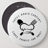 Modern Sweet Bakery Business 缶バッジ (正面&裏面)