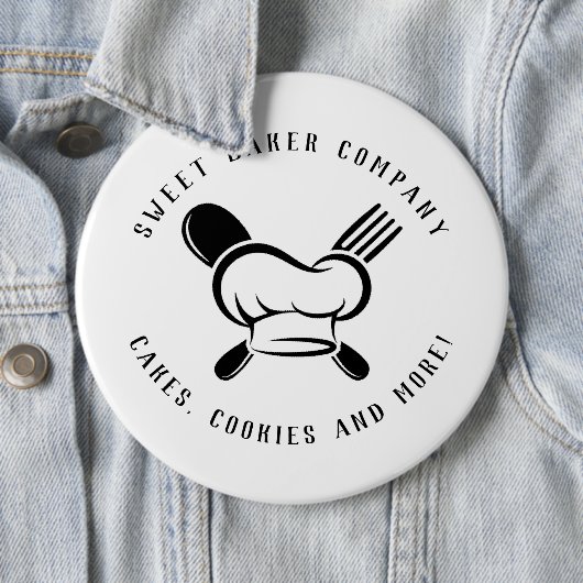 Modern Sweet Bakery Business 缶バッジ (インサイチュ)