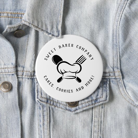 Modern Sweet Bakery Business 缶バッジ (インサイチュ)