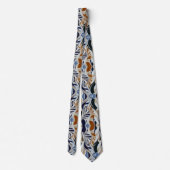 Modern Swirl Art Deco Pattern ネクタイ (裏面)