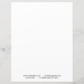 Modern T-Shirt Order Form For Small Business (裏面)