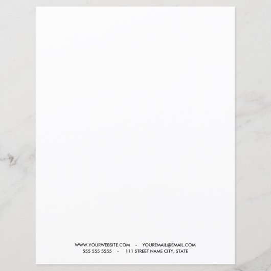 Modern T-Shirt Order Form For Small Business (裏面)