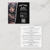 Modern tattoo Artist  Business aftercare スクエア名刺 (正面/裏面)