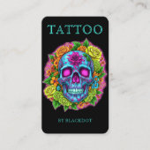 Modern Tattoo Artist Tattoo Shop Tattooists Design 名刺 (正面)