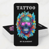 Modern Tattoo Studio Design Tattoo Shop Style 名刺