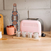 Modern Taupe Denim and Rust  カッティングボード