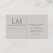 Modern Taupe Gray QR Code Business Branding 名刺 (正面)