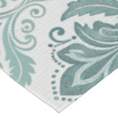 Modern Teal Nordic Damask テーブルクロス (アングル)