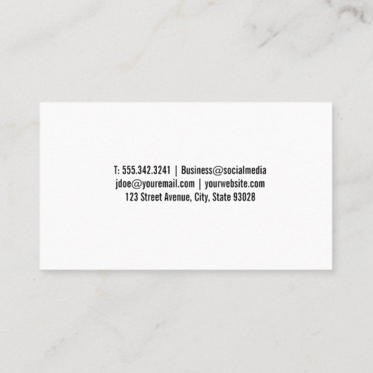 Modern Tech Globe Logo | Solar Winds Background 名刺 (裏面)