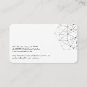 Modern Tech Logo | Building Schematics 名刺 (裏面)