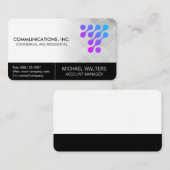 Modern Tech Logo | Communications Start Up 名刺 (正面/裏面)