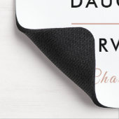 Modern Teen Daughter Survivor Personalized マウスパッド (コーナー)