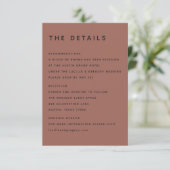 Modern Terracotta Editorial All Caps エンクロージャーカード (スタンド正面)