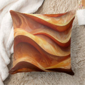 Modern Terracotta Sculptural Sandstone Pillow クッション (ブランケット)