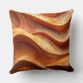 Modern Terracotta Sculptural Sandstone Pillow クッション (裏面)