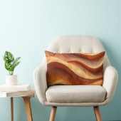 Modern Terracotta Sculptural Sandstone Pillow ランバークッション (椅子)