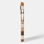 Modern Terracotta & Tan Geometric Phone Case Case-Mate iPhoneケース (裏面 / 左)
