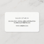 Modern Textile with Stripes 名刺 (裏面)