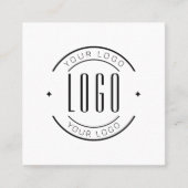 Modern thank you for your order simple logo スクエア名刺 (正面)