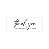 Modern thank you handlettering script wedding ラバースタンプ (押印)