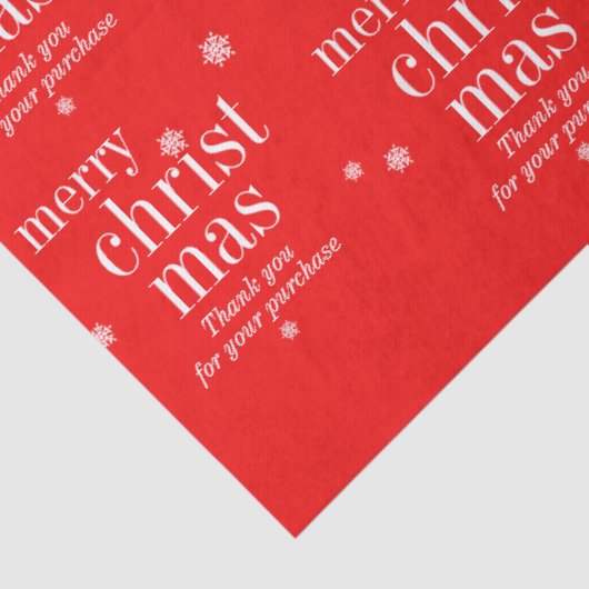Modern Thank you Merry Christmas purchase 薄葉紙 (詳細)